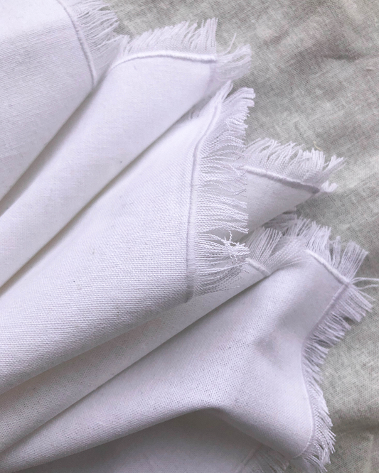 Set 6 Servilletas Lino Blanco