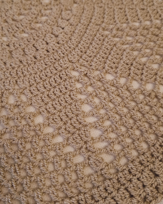 Mantel Redondo Sol a Crochet