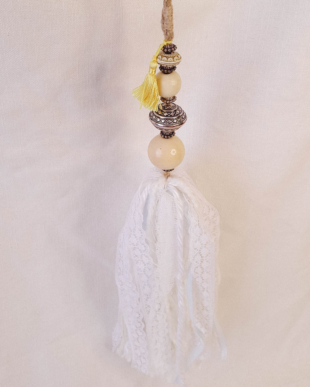 Maxi Borla Decorativa Blanco