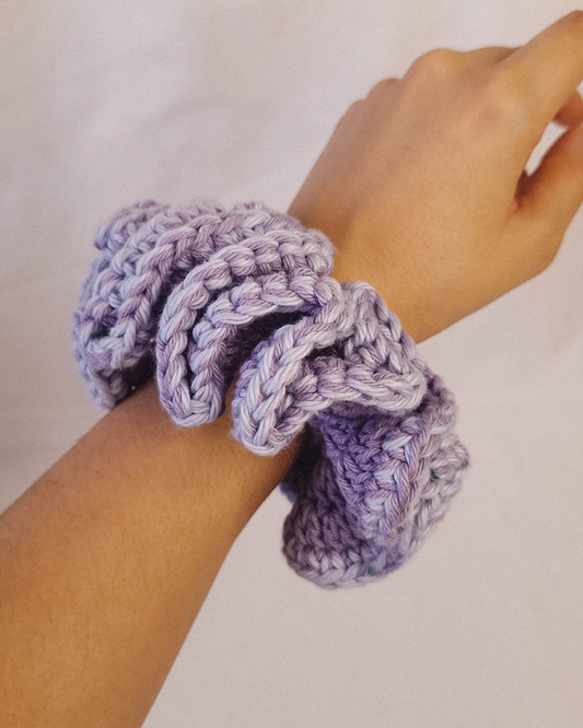 Scrunchie Lilac Bloom