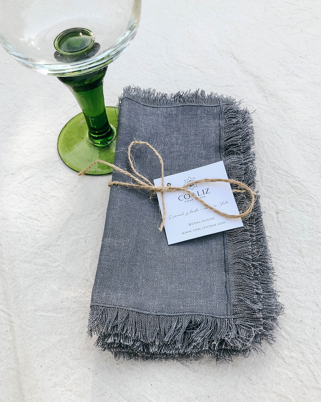 Set 6 Servilletas Lino Gafito