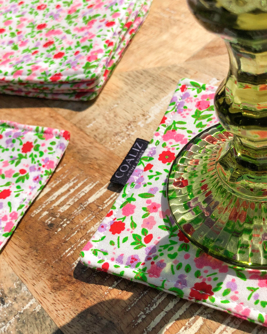 Set Posavasos Flores