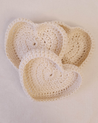 Bandeja a Crochet Corazón Crudo