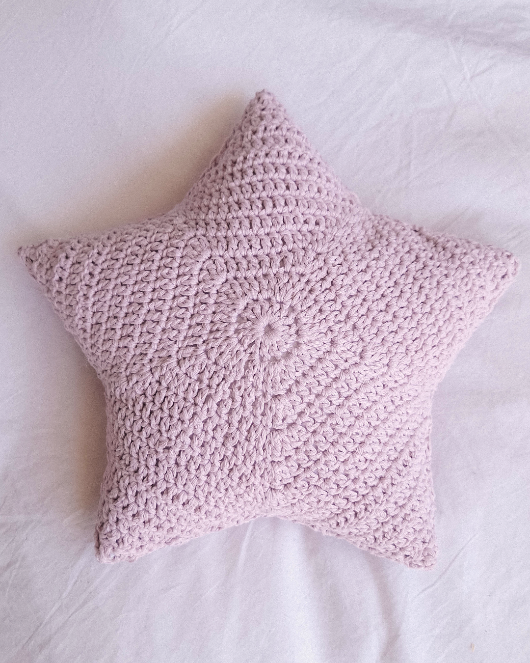 Cojín Estrella Crochet