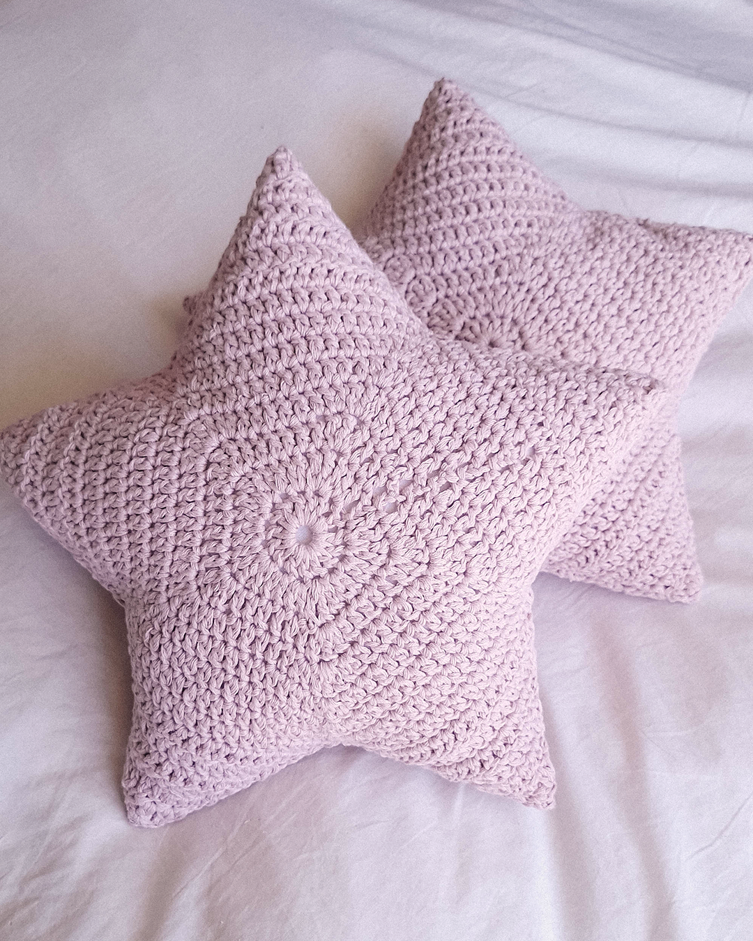 Cojín Estrella Crochet