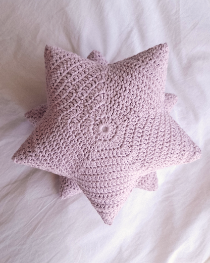Cojín Estrella Crochet