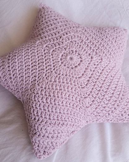 Cojín Estrella Crochet