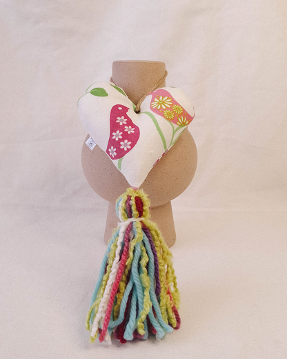 Corazón Decorativo Pajaritos