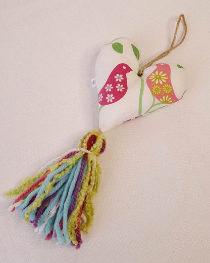 Corazón Decorativo Pajaritos