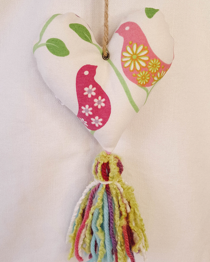 Corazón Decorativo Pajaritos