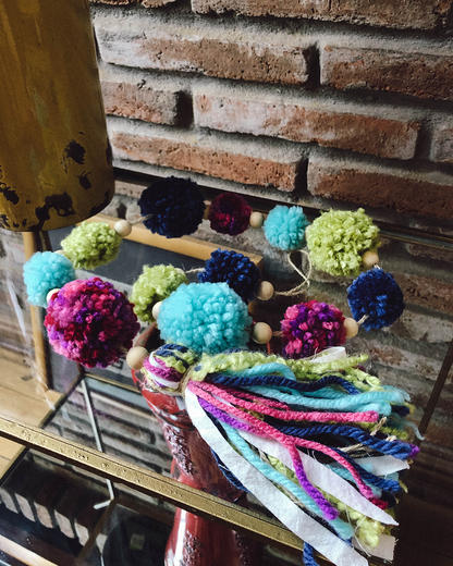 Colgante Pompones
