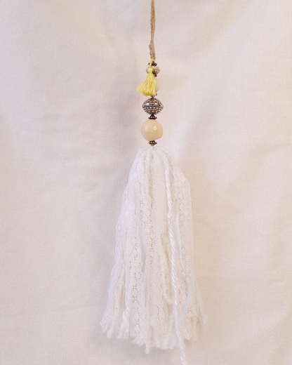 Maxi Borla Decorativa Blanco