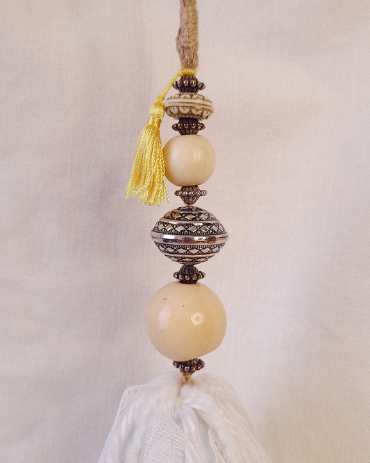 Maxi Borla Decorativa Blanco