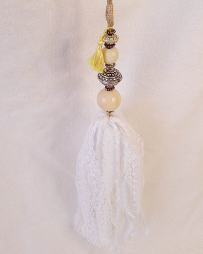 Maxi Borla Decorativa Blanco