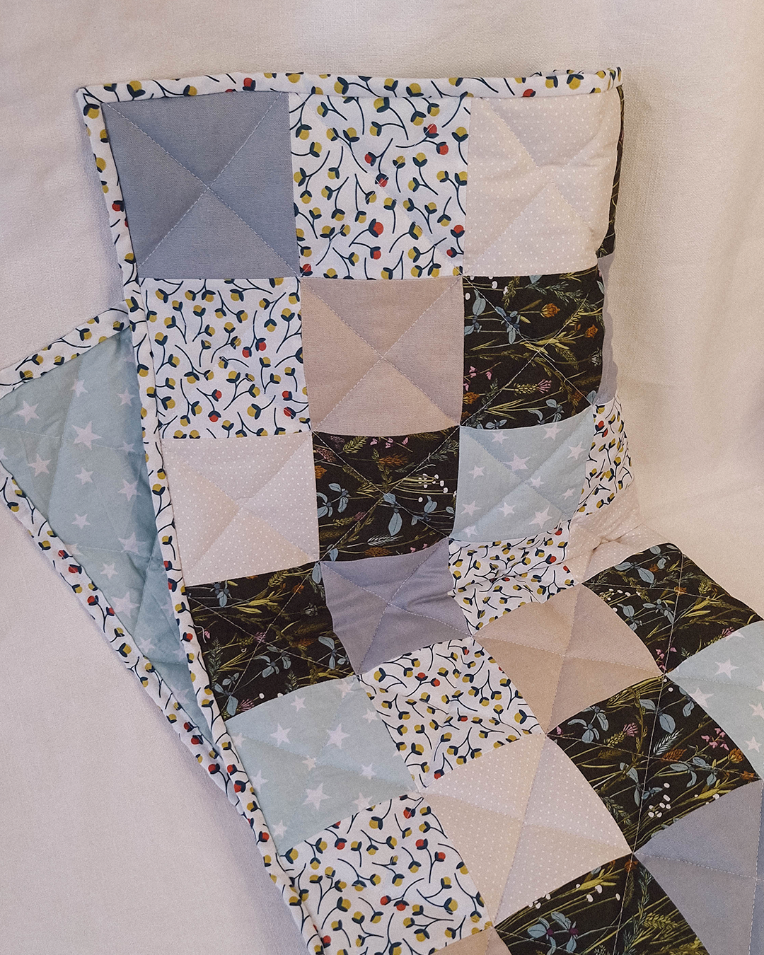 Quilt Patchwork - Bosque Estrellado