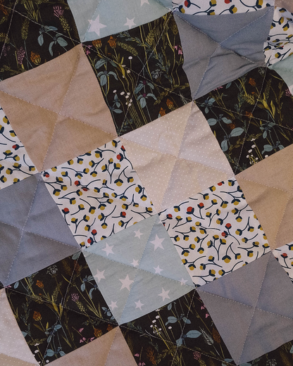 Quilt Patchwork - Bosque Estrellado