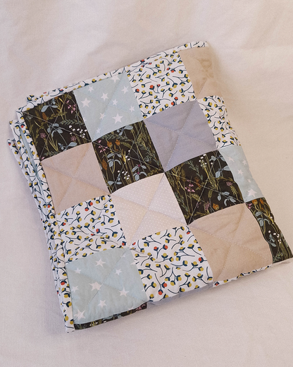 Quilt Patchwork - Bosque Estrellado