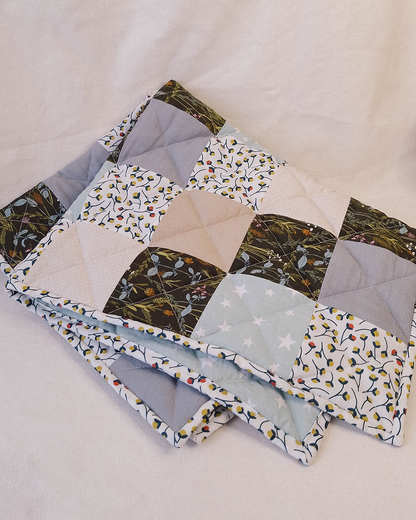 Quilt Patchwork - Bosque Estrellado