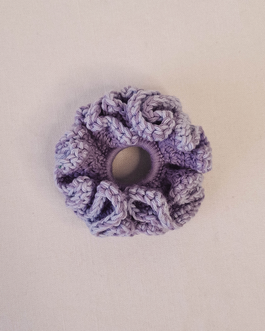 Scrunchie Lilac Bloom