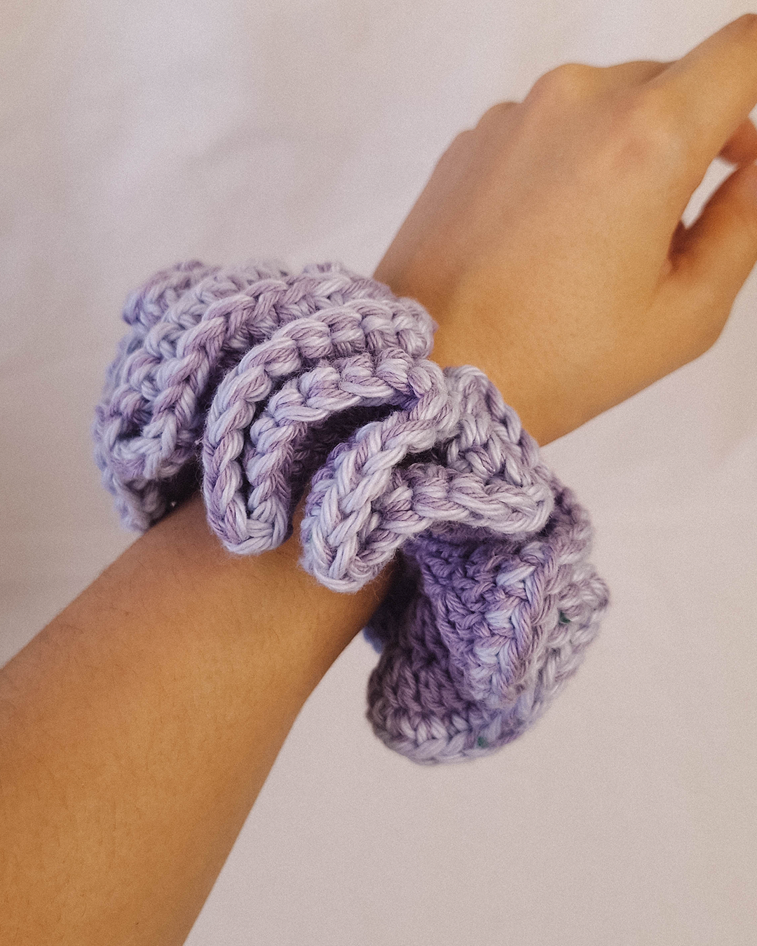 Scrunchie Lilac Bloom