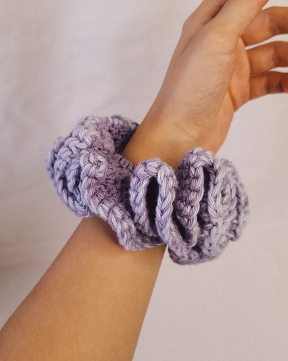 Scrunchie Lilac Bloom