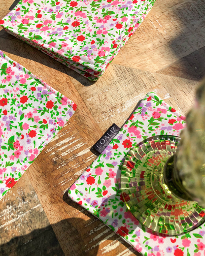 Set Posavasos Flores