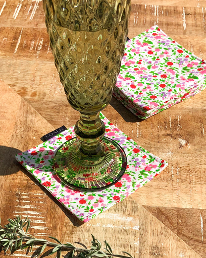 Set Posavasos Flores