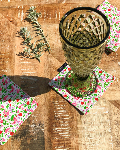 Set Posavasos Flores